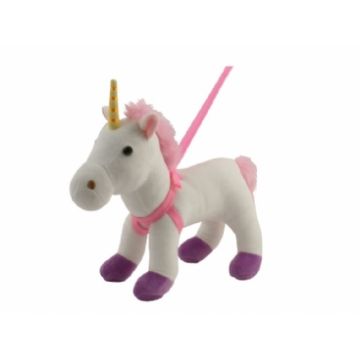 Unicorn din plus cu lesa